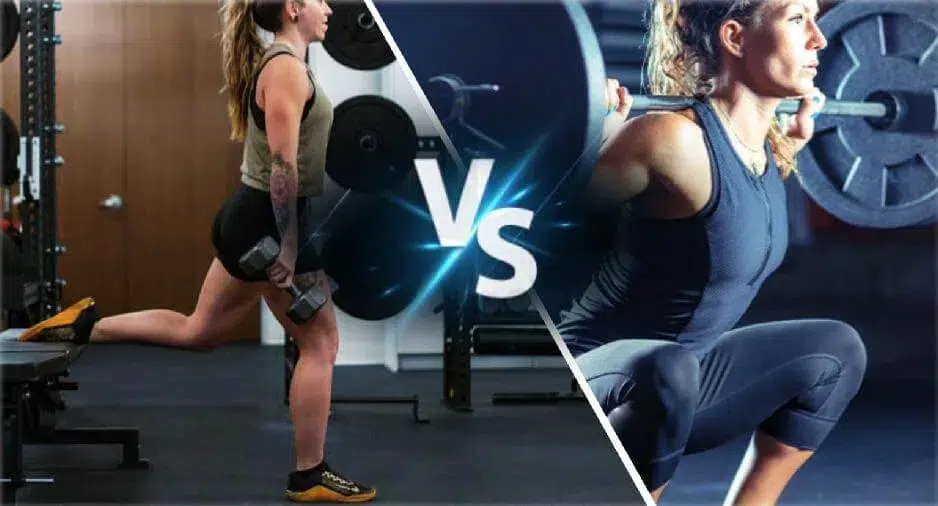 Sentadilla búlgara vs sentadilla con barra, ¿cuál es mejor? 82 Sentadilla vs búlgara