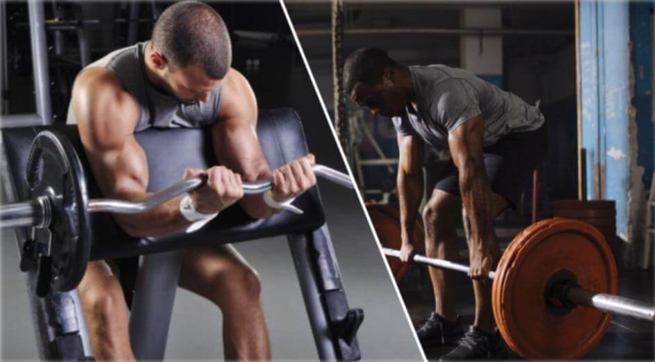 Peso muerto vs curl femoral