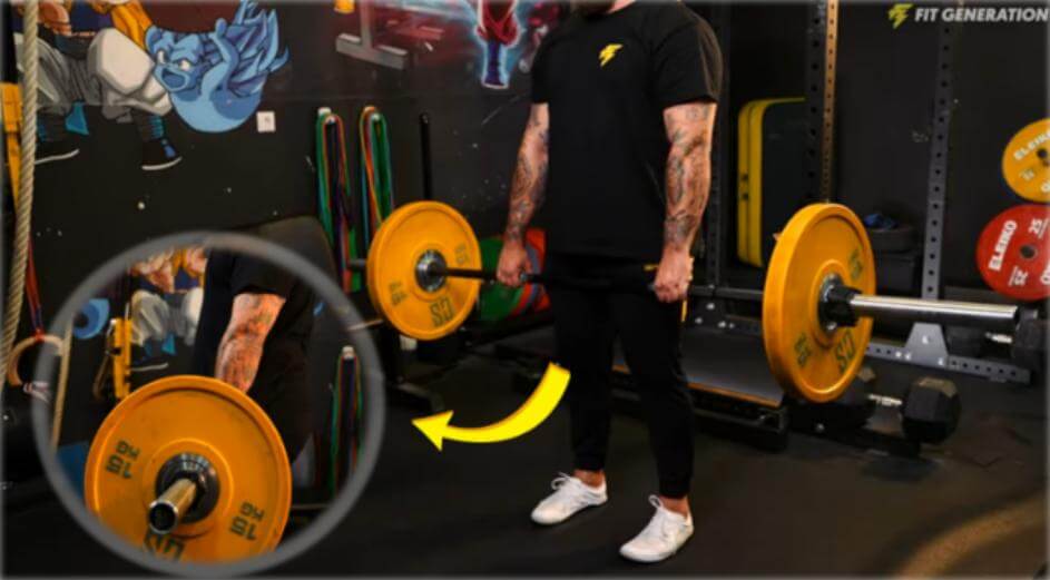 Fase concéntrica peso muerto rumano