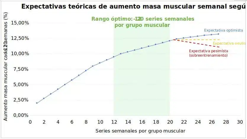 ¿Cuántos ejercicios hacer por grupo muscular? 10 Aumento de hipertrofia muscular