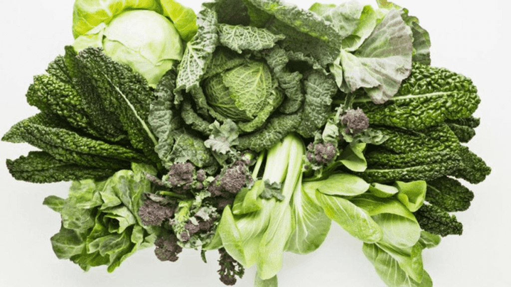 Verduras de hojas verdes