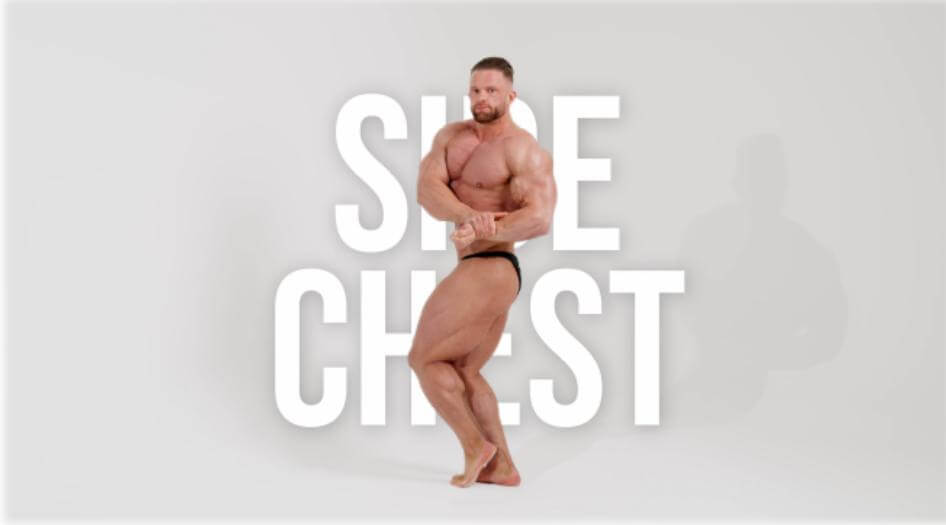 Pose de caja torácica de perfil