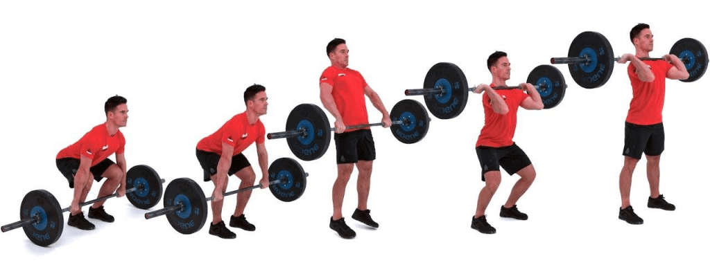 Ejecución del Power Clean