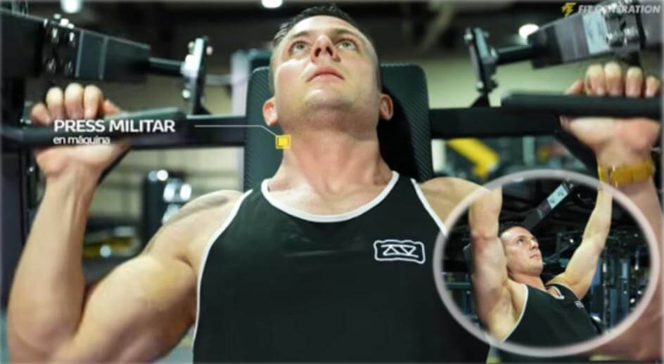 Press militar en máquina