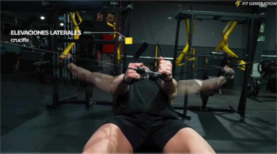 Elevaciones laterales crucifix