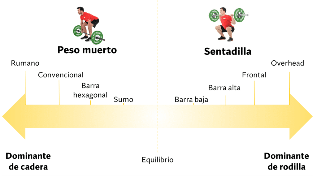 Peso muerto y sentadilla