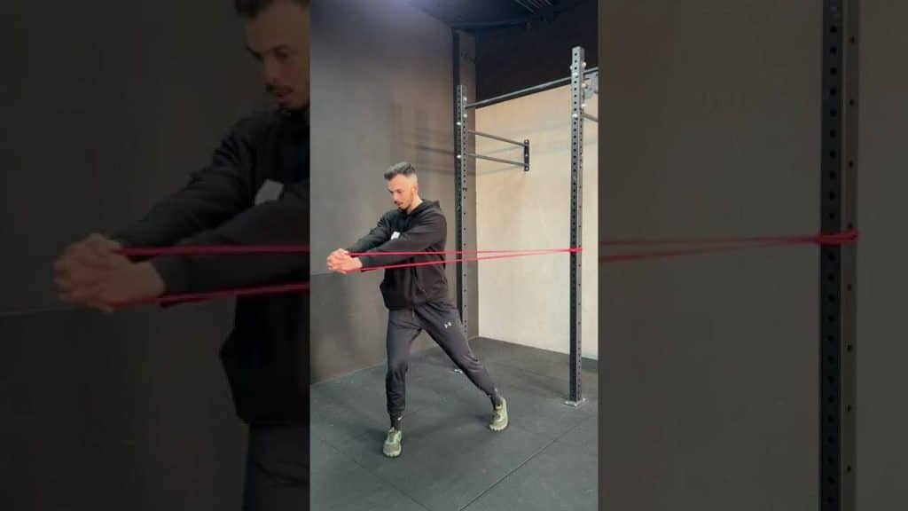 Ejecución rotación Pallof