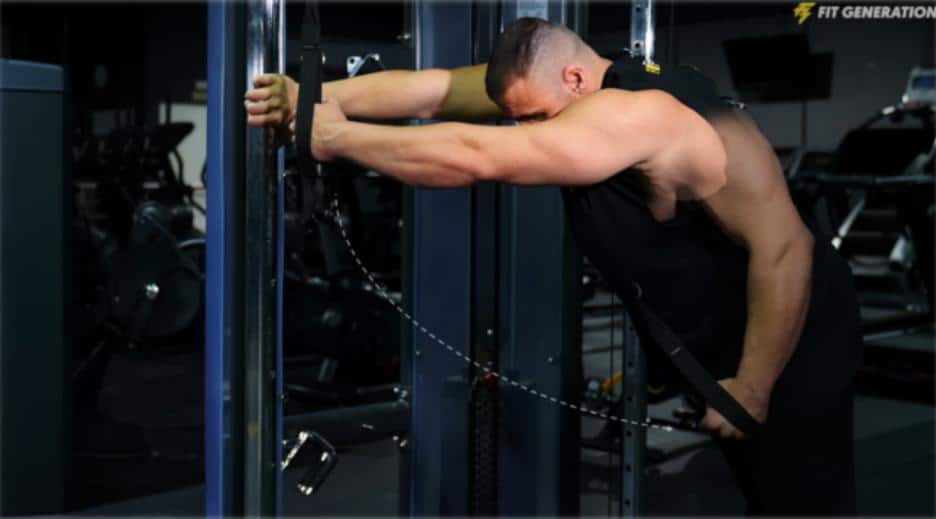 Pullover unilateral en polea