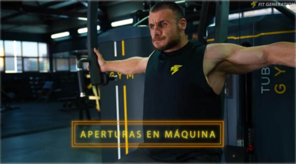 Series de aperturas en maquina