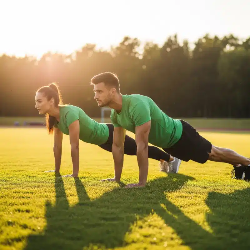 pareja deportista plancha vitasport colombia