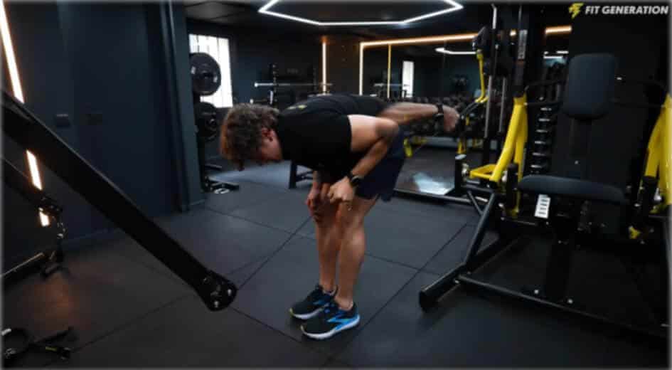 Tríceps con el hombro en extensión