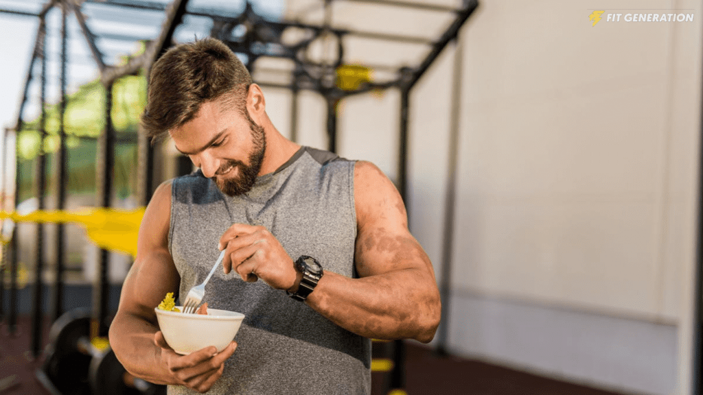 Alimentos en sesiones de entrenamiento