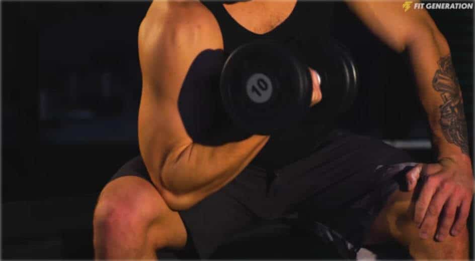 Ejercitar bíceps braquial