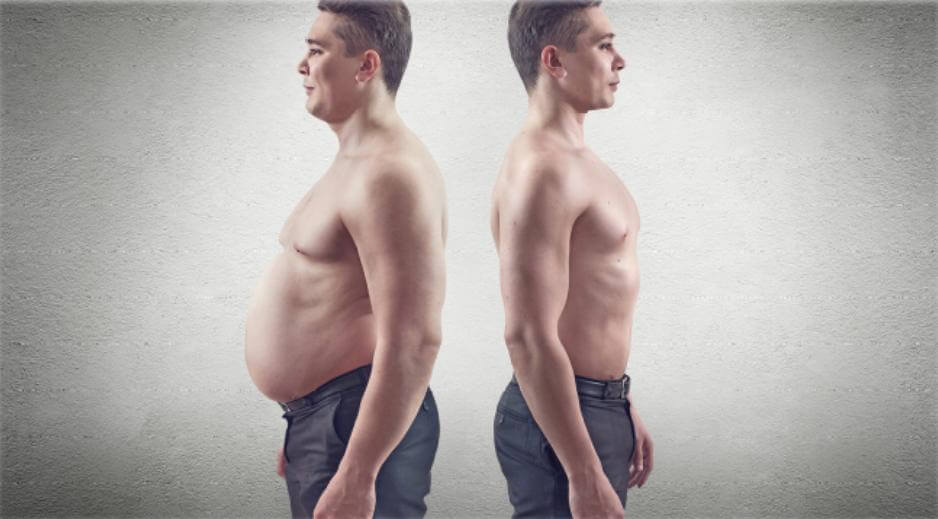 Diferencias corporales en hombre