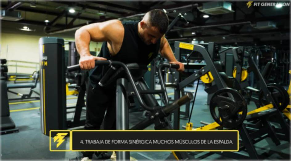 Trbajar los musculos de la espalda