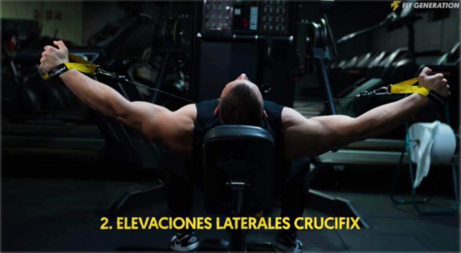 Elevaciones laterales crucifix