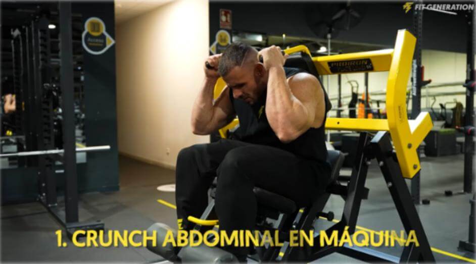 Crunch abdominal en máquina