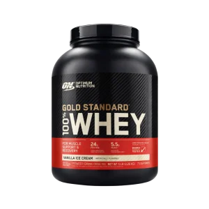 proteína whey optimum nutrition 5lb vanilla ice cream