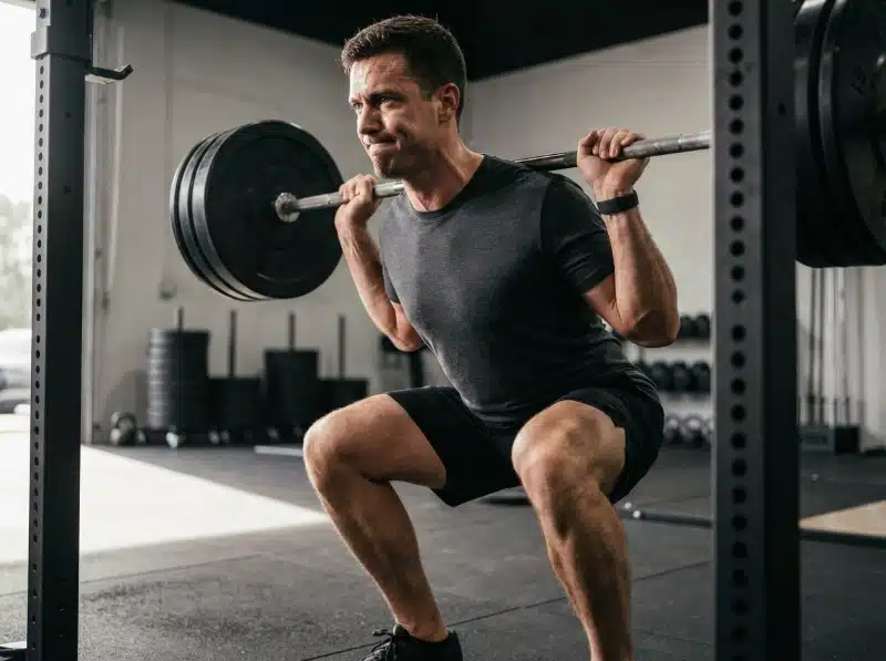 Entrenamiento de fuerza para recomposición corporal en gimnasio